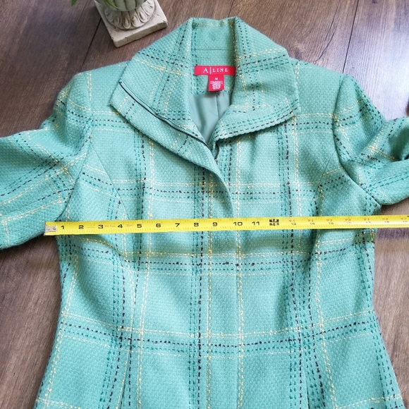 ANNE KLEIN A LINE DRESS COAT - Picture 8 of 11